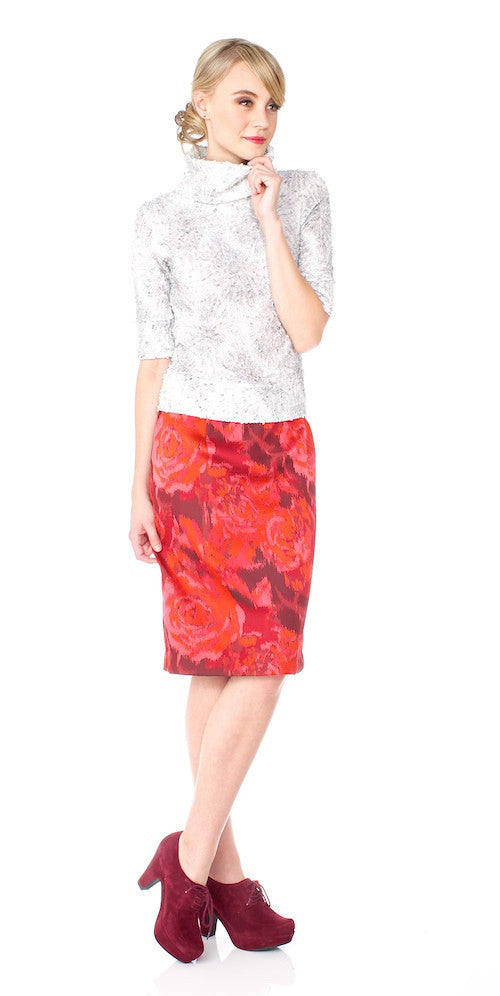 Holly Cropped Turtleneck, fireworks