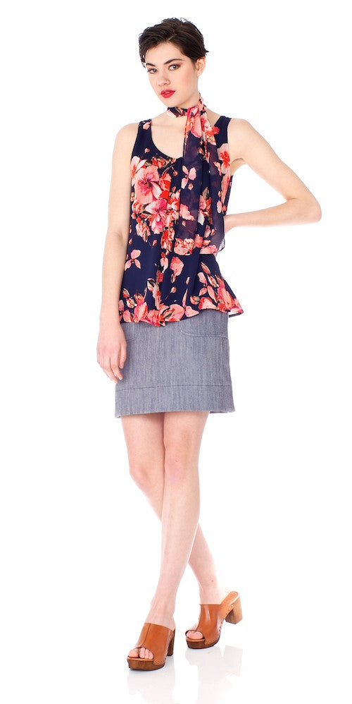 St.Tropez Top, dogwood