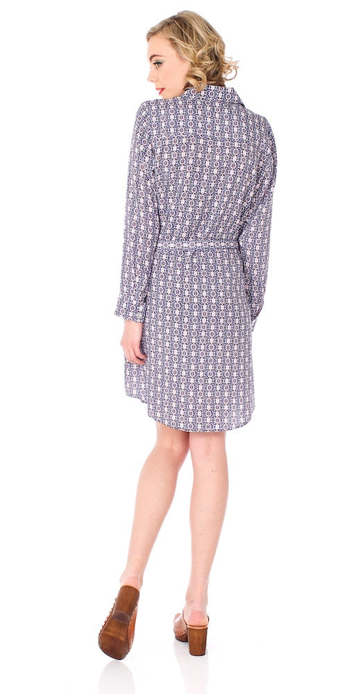 Monterey Shirt Dress, moroccan blue