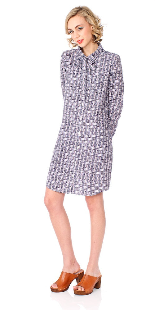 Monterey Shirt Dress, moroccan blue