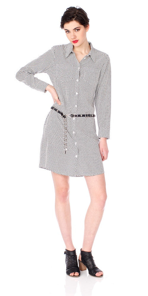 Monterey Shirt Dress, trellis