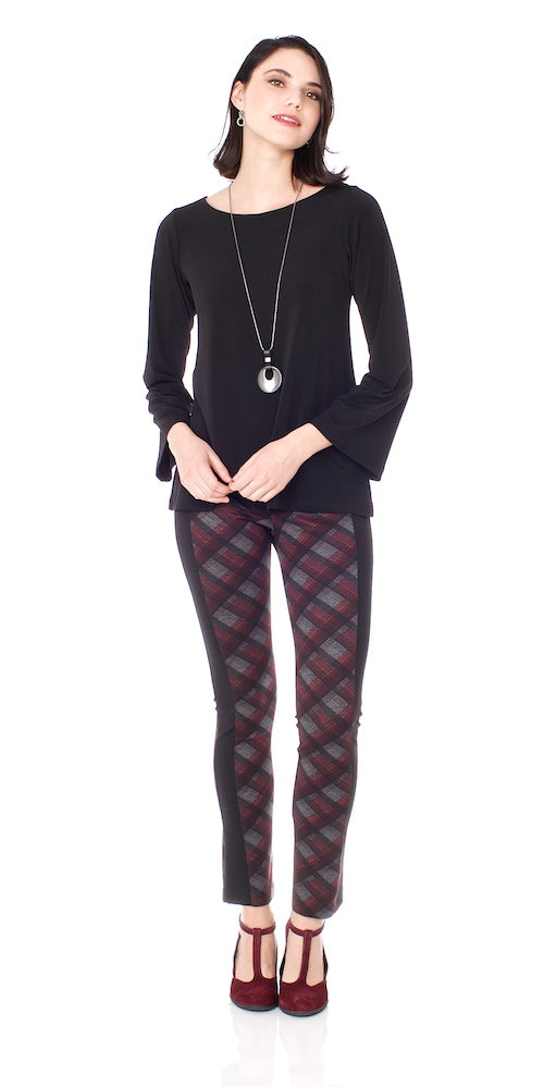Barclay Pants, bias tartan