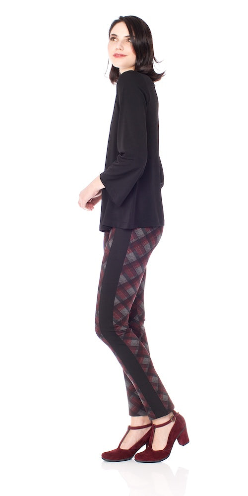 Barclay Pants, bias tartan