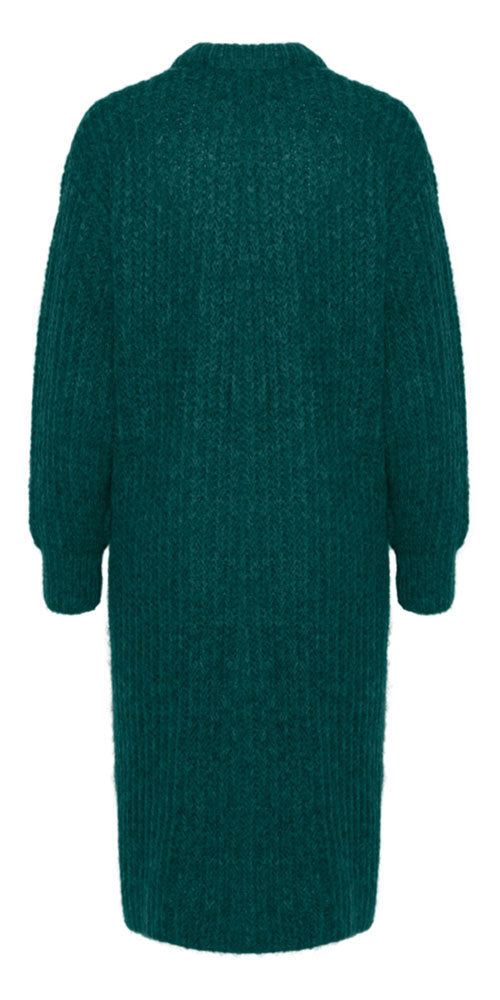 B.Young Chunky Knit Cardy, petrol green