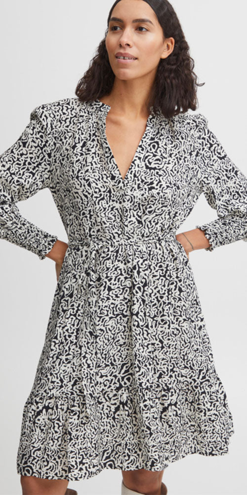 B.Young Loose Tunic Dress