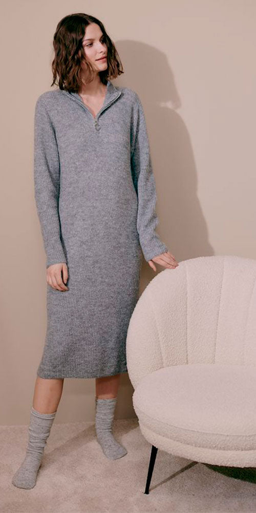 B.Young Half Zip Sweater Dress