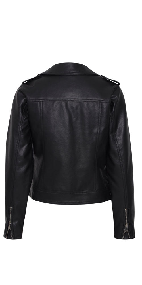 B.Young Faux Leather Biker Jacket