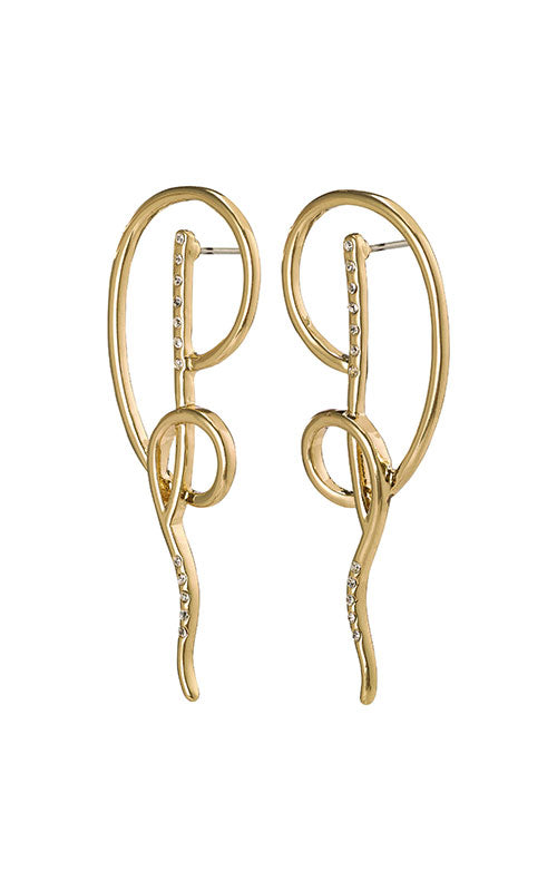 Pilgrim Cilona Earrings, gold
