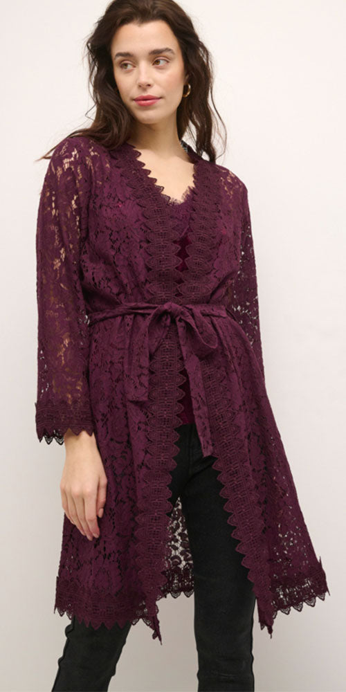 Cream Lace Kimono