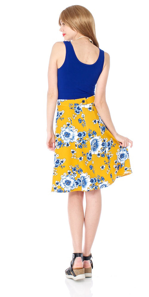 Winona Skirt, uppsala bloom