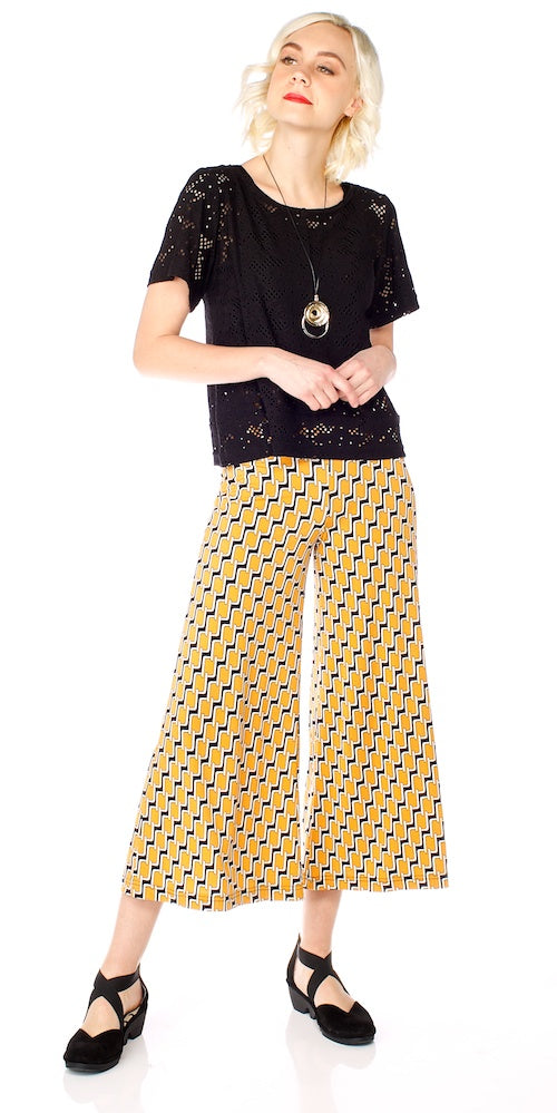 Morrison Cropped Trouser, yellow links