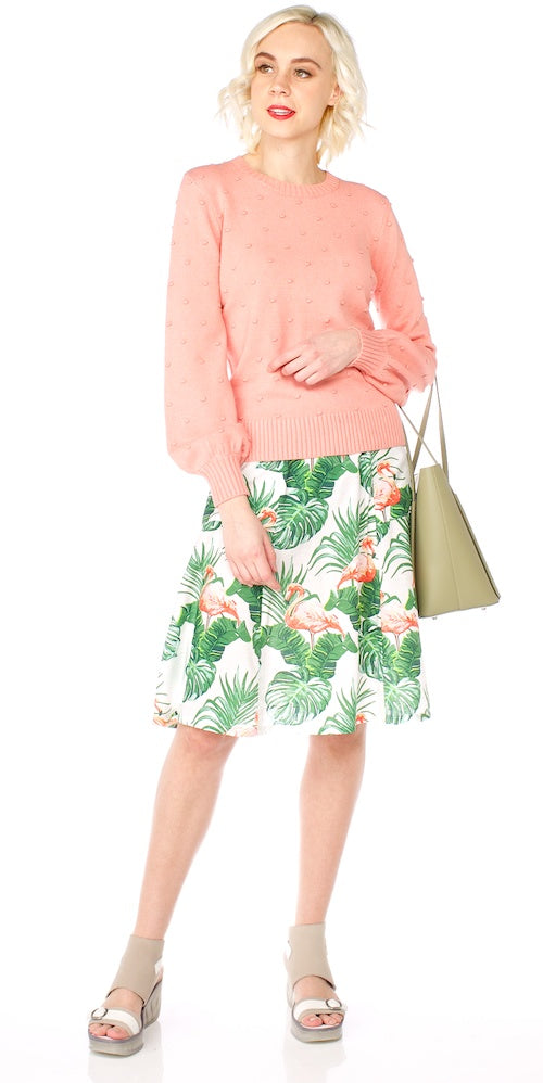 Winona Skirt, pink flamingo
