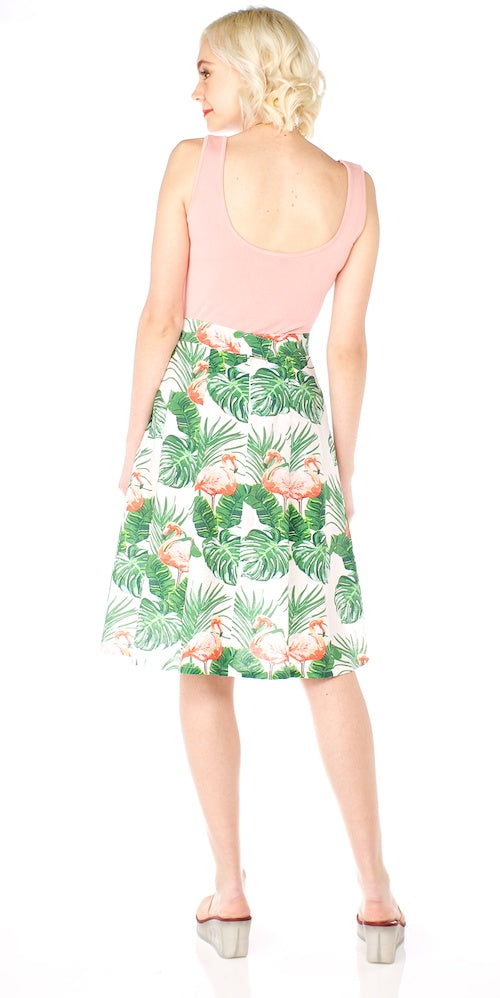 Winona Skirt, pink flamingo