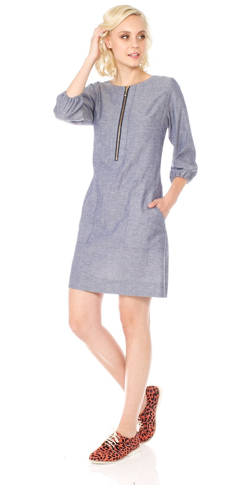 Harlow Chambray Dress