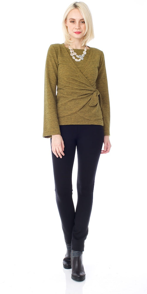 Urbanite Boatneck Sweater, mustard