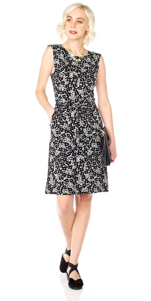 Latitude Shift Dress, happy floral