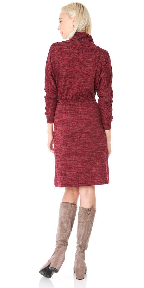 Laney Sweater Dress, cranberry