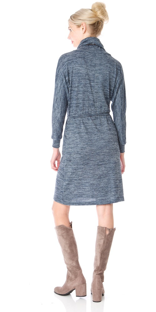 Laney Sweater Dress, denim