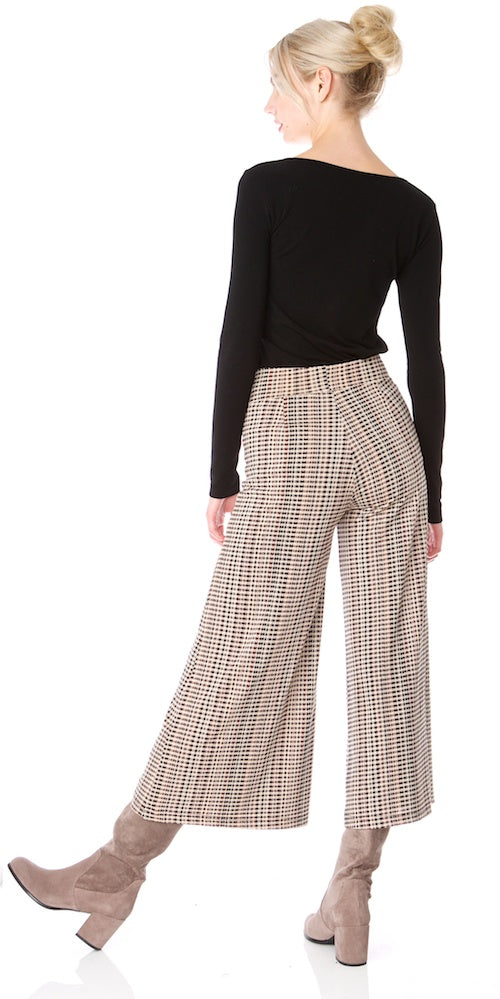 Morrison Cropped Trousers (lined), english check