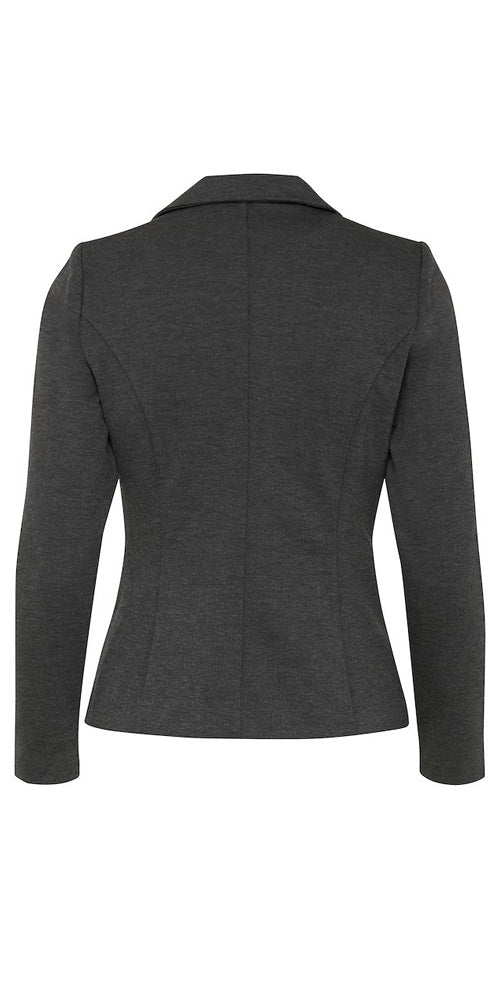 Ichi Ponte Knit Blazer charcoal heather