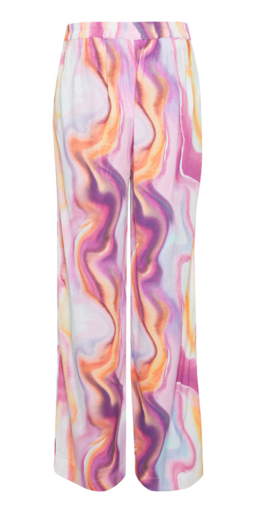 Ichi Wave Print Pants