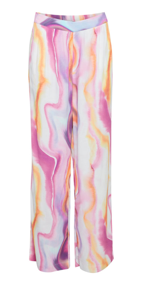 Ichi Wave Print Pants