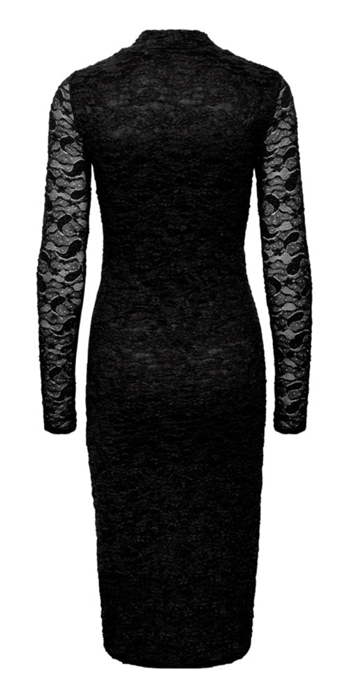 Stretch lace dress with sales sleeves