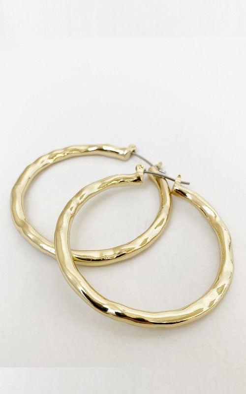 Large Hammered Hoops