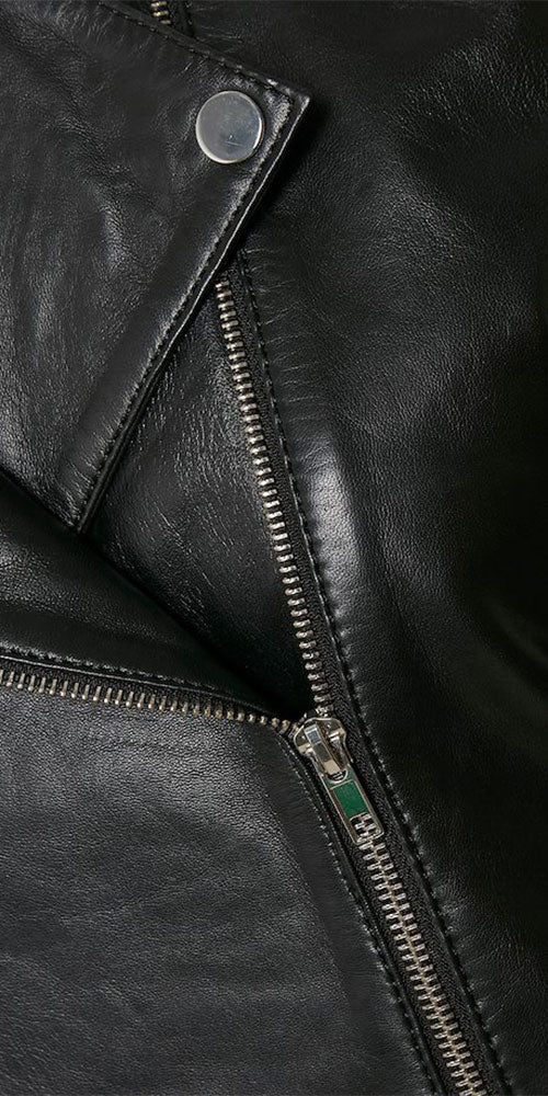 Soaked in Luxury Leather Moto Jacket