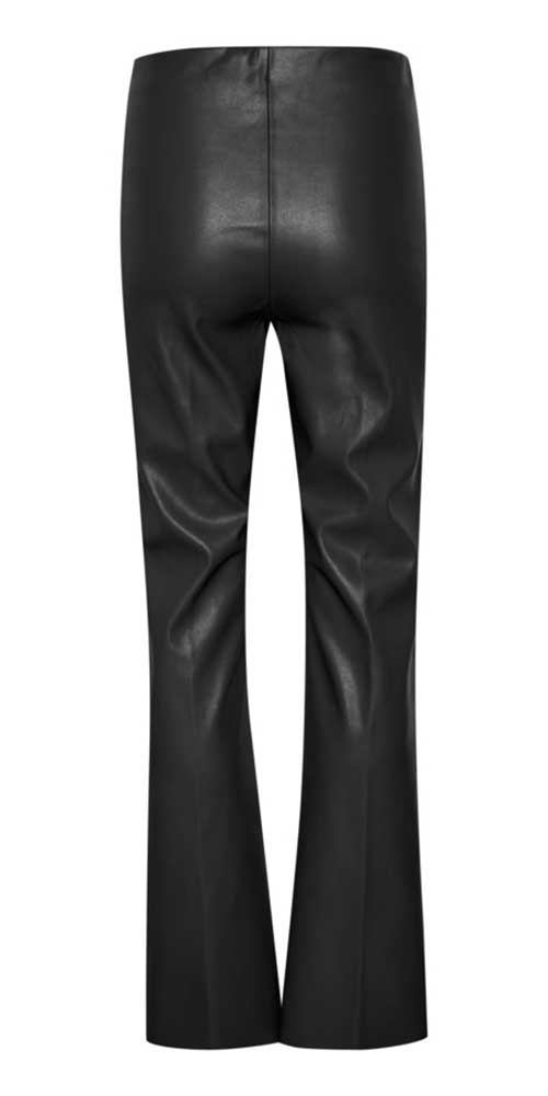 Soaked in Luxury Faux Leather Pants, black