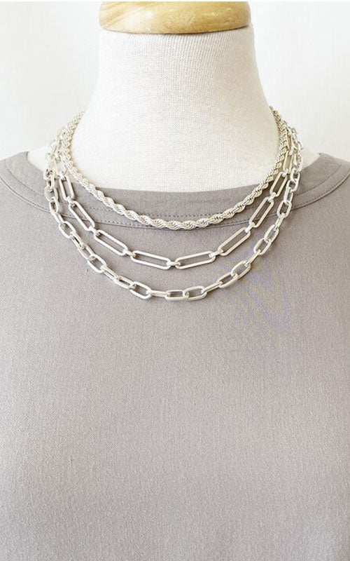 Triple Chain Necklace