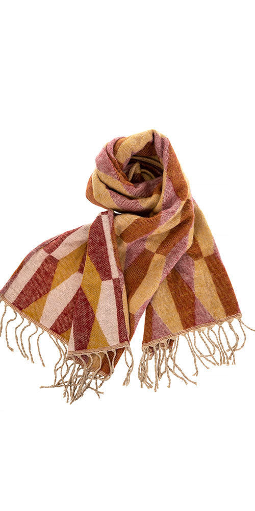 Desert Geometric Scarf