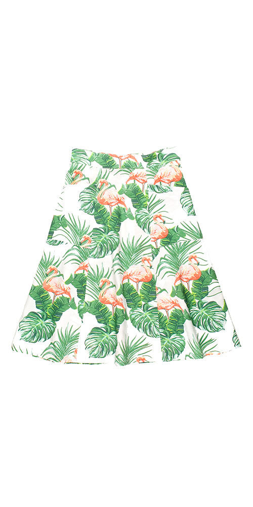 Winona Skirt, pink flamingo