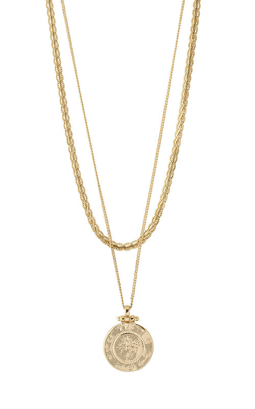 Pilgrim Nomad 2-in-1 Necklace, gold